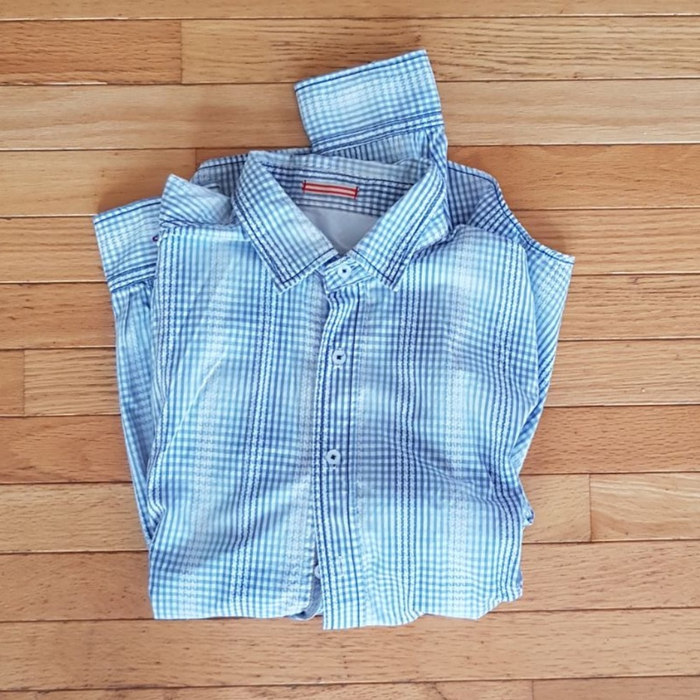 Blue Pronto Uomo Men's Cotton Shirt